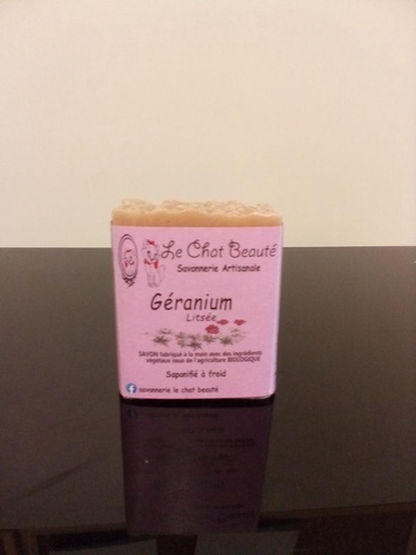 Savon Géranium Litsée
